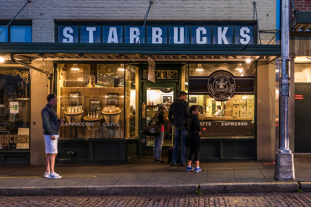 Starbucks Seattle Pike Place Market (1st Starbucks Exclusive ) - Big I —  USShoppingSOS